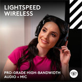Logitech G Astro A50 LIGHTSPEED Wireless Gaming Headset + Base Station (Gen 5), PRO-G GRAPHENE, 3-System Switching, USB-C to Xbox, PS5, PC/Mac or Nintendo Switch, Bluetooth - Black — 939-002217