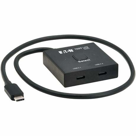 Eaton Tripp Lite Series 2x1 Bi-Directional USB-C Switch - 8K 60 Hz Video, HDCP Passthrough, USB 3.2 Gen 2, 100W PD Charging, Black — U415-002-BDS