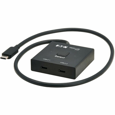 Eaton Tripp Lite Series 2x1 Bi-Directional USB-C Switch - 8K 60 Hz Video, HDCP Passthrough, USB 3.2 Gen 2, 100W PD Charging, Black — U415-002-BDS