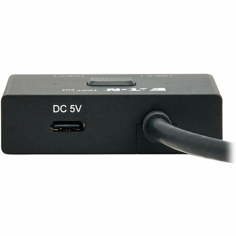 Eaton Tripp Lite Series 2x1 Bi-Directional USB-C Switch - 8K 60 Hz Video, HDCP Passthrough, USB 3.2 Gen 2, 100W PD Charging, Black — U415-002-BDS