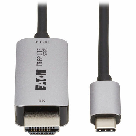 Eaton Tripp Lite Series USB-C to HDMI Active Adapter Cable (M/M) - 8K 60 Hz, 4K 144 Hz, HDR, 4:4:4, HDCP 2.3, Black, 3 ft. (0.9 m) — U444-003-H8K6