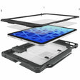 Shield Extreme-X2 for iPad 10 10.9" w/3.5 mm Adapter and Tamper-Resistant Design (2022) (Black Bezel-Gray Case) — APSXX2AIP10BLK