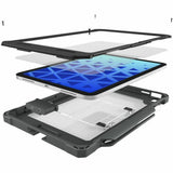 Shield Extreme-X2 for iPad 10 10.9" w/3.5 mm Adapter and Tamper-Resistant Design (2022) (Black Bezel-Gray Case) — APSXX2AIP10BLK