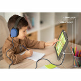 Shield Extreme-X2 for iPad 10 10.9" w/3.5 mm Adapter and Tamper-Resistant Design (2022) (Black Bezel-Gray Case) — APSXX2AIP10BLK