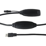 Plugable 10 Meter (32 Foot) USB 3.0 Active Extension Cable with AC Power Adapter and Back-Voltage Protection — USB3-10M-D