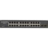 Black Box Gigabit Ethernet Managed Switch - (24) RJ-45, (2) SFP — LGB2126A