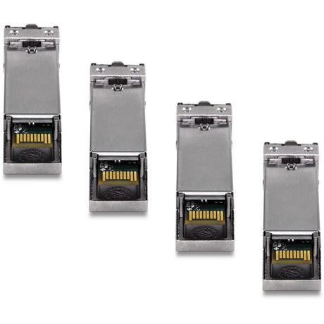 TRENDnet SFP Single-Mode LC Module 4-Pack; TEG-MGBS10/4; For Single Mode Fiber; Distances up to 10km(6.2 Miles); Gigabit SFP; Supports Up to 1.25Gbps; IEEE 802.3z Gigabit Ethernet; Lifetime Protection