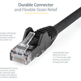 StarTech.com 3m(10ft) CAT6 Ethernet Cable, LSZH (Low Smoke Zero Halogen) 10 GbE Snagless 100W PoE UTP RJ45 Black Network Patch Cord, ETL — N6LPATCH10BK
