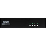 Tripp Lite by Eaton Secure KVM Switch, 4-Port, Dual Head, DisplayPort to DisplayPort, 4K, NIAP PP4.0, Audio, TAA — B002-DP2A4-N4