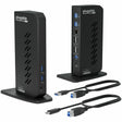 Plugable USB 3.0 and USB-C Dual 4K Display Docking Station with DisplayPort and HDMI for Windows and Mac — UD-6950Z