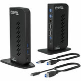 Plugable USB 3.0 and USB-C Dual 4K Display Docking Station with DisplayPort and HDMI for Windows and Mac — UD-6950Z