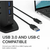 Plugable USB 3.0 and USB-C Dual 4K Display Docking Station with DisplayPort and HDMI for Windows and Mac — UD-6950Z