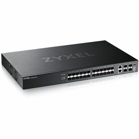 ZYXEL XGS2220-30F 24-Port Gigabit SFP L3 Managed and Nebula Pro Cloud Managed Switch with 4 SFP+ 10G Uplinks and 2 10G Ethernet Ports — XGS2220-30F