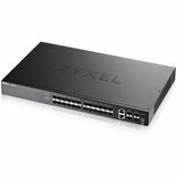 ZYXEL XGS2220-30F 24-Port Gigabit SFP L3 Managed and Nebula Pro Cloud Managed Switch with 4 SFP+ 10G Uplinks and 2 10G Ethernet Ports — XGS2220-30F