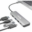 Plugable USB C Hub Multiport Adapter, 4 in 1, 100W Pass Through Charging USB C to HDMI 4K 60Hz — USBC-4IN1