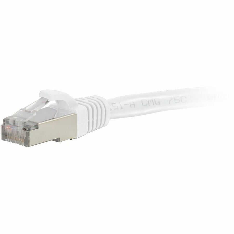 C2G 10ft (3m) Cat6a Snagless Shielded (STP) Ethernet Network Patch Cable - White — C2G07387