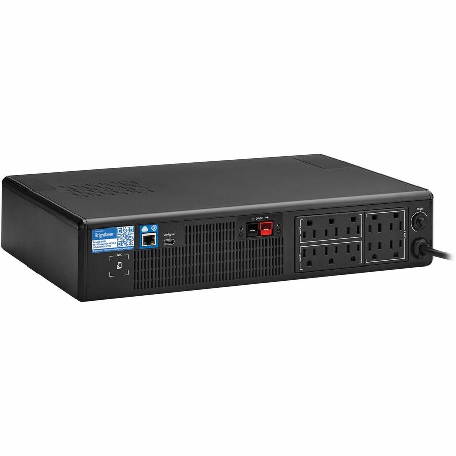 Eaton Tripp Lite Series 1440VA 1050W 120V Line-Interactive Cloud-Connected UPS with Remote Monitoring - 10 NEMA 5-15R Outlets (Surge and Battery Backup), Extended Run, LCD, 5-15P Plug, 2U Rack/Tower — SMART1500LCDXNC