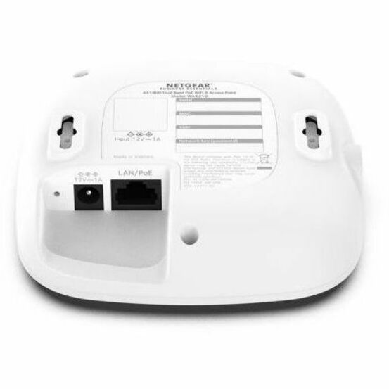 Netgear WAX210 Dual Band Wi-Fi 6 IEEE 802.11 a/b/g/n/ac/ax/e 1.80 Gbit/s Wireless Access Point - Indoor — WAX210PA-100NAS
