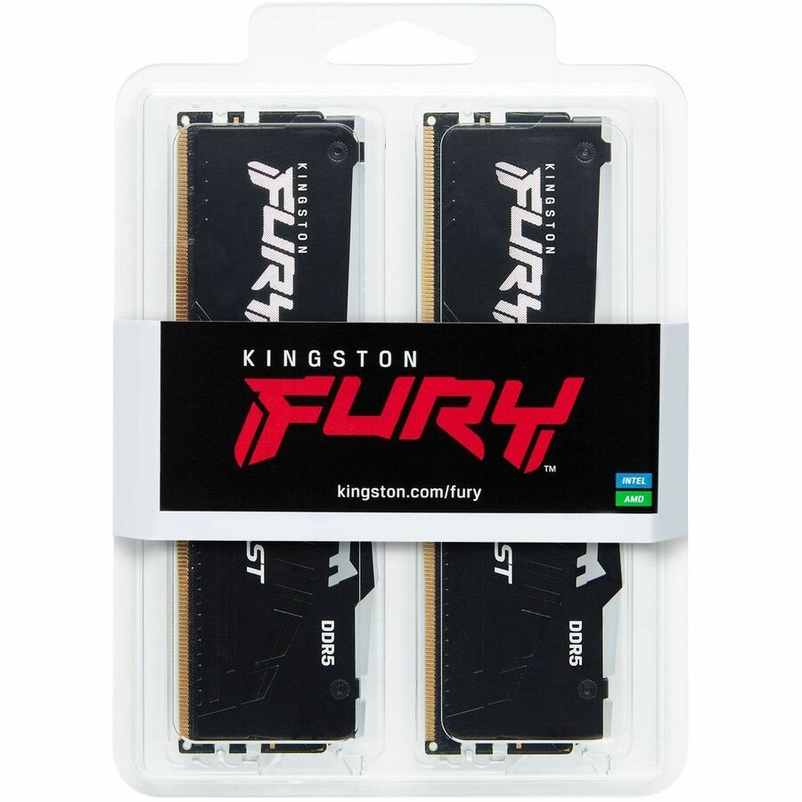 Kingston FURY Beast 32GB (2 x 16GB) DDR5 SDRAM Memory Kit — KF564C32BBEAK2-32