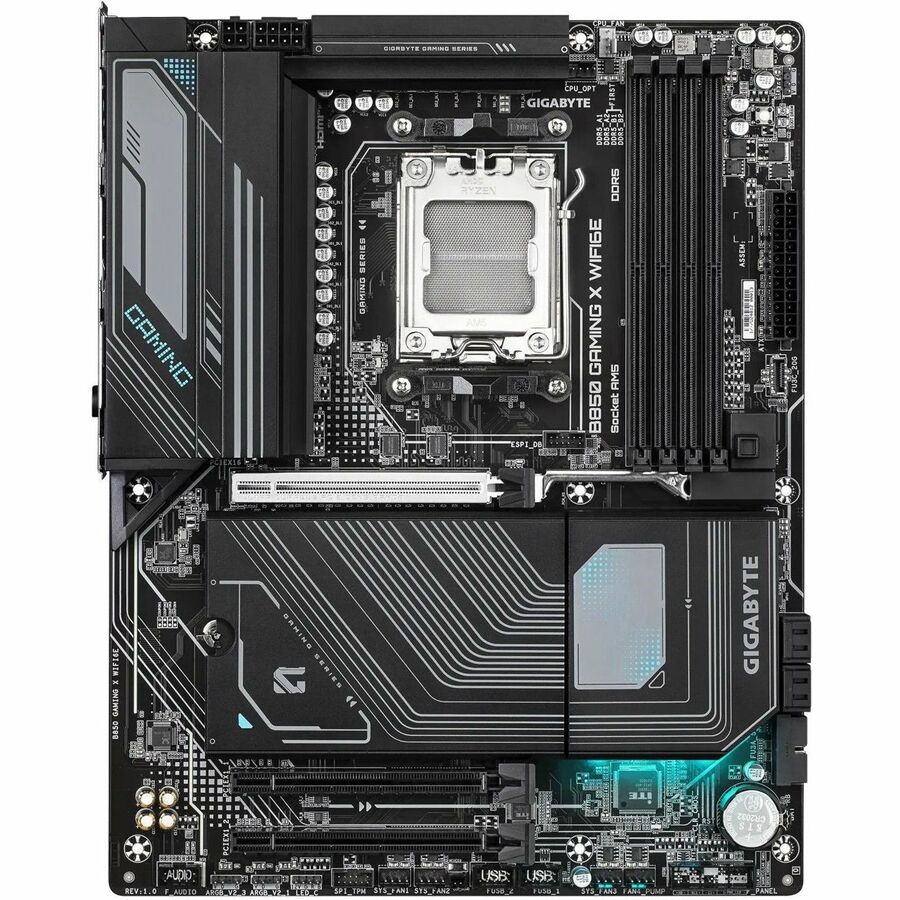 Gigabyte B850 GAMING X WIFI6E Gaming Desktop Motherboard - AMD Chipset - Socket AM5 - ATX — B850-GAMING-X-WIFI6E