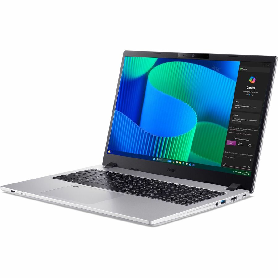 Acer TravelMate P2 15 P215-55 TMP215-55-51CM 15.6" Notebook - Full HD - Intel Core 5 120U - 16 GB - 512 GB SSD - English Keyboard - Silver — NX.BHRAA.002