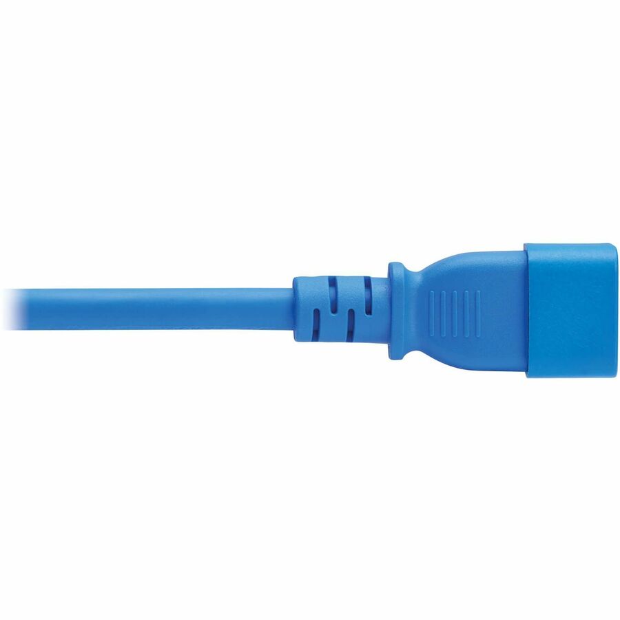 Eaton Tripp Lite Series Power Cord, C14 to C21 - Heavy-Duty, 15A, 250V, 14 AWG, 4 ft. (1.2 m), Blue — P037-004-ABL