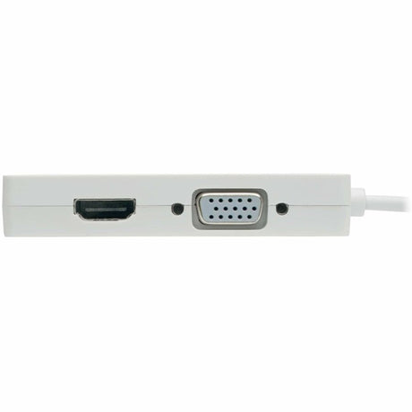 Eaton Tripp Lite Series USB-C Multiport Adapter (M/3xF) - 4K 60 Hz HDMI, DVI, VGA, HDCP, White — U444-06N-HDV4K6