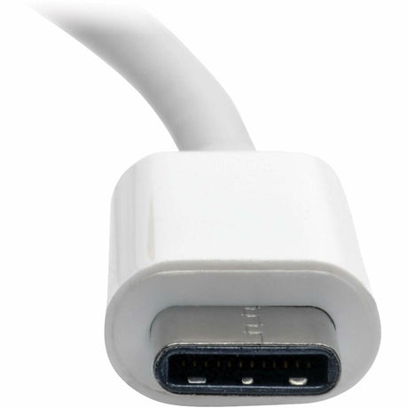 Eaton Tripp Lite Series USB-C Multiport Adapter (M/3xF) - 4K 60 Hz HDMI, DVI, VGA, HDCP, White — U444-06N-HDV4K6