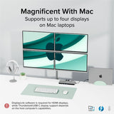 Plugable Thunderbolt 4 Dock for Quad Monitors 100W, Thunderbolt Docking Station — TBT-6950PD