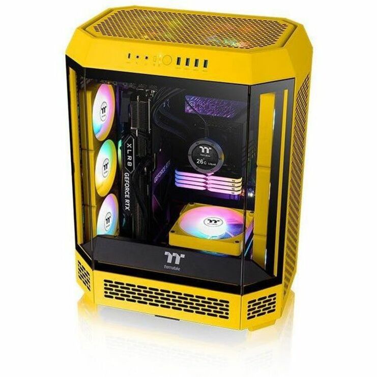 Thermaltake CT140 EX ARGB Sync PC Cooling Fan Bumblebee (3-Fan Pack) — CL-F217-PL14BB-A