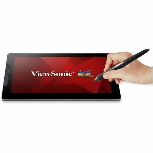 ViewSonic ID1330 13.3 Inch Portable Full HD 1080p Drawing Pen Display Tablet with Battery Free Stylus Pen for Digital Writing, Graphic Design Supports Windows, Mac, Android — ID1330