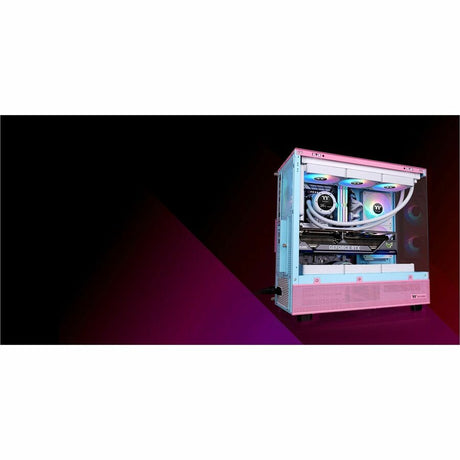 Thermaltake View 270 Plus TG ARGB Bubble Pink Mid Tower Chassis — CA-1Y7-00MAWN-00
