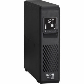 Eaton Tripp Lite Series 750VA 475W 120V Line-Interactive Pure Sine Wave Cloud-Connected UPS with Remote Monitoring - 8 NEMA 5-15R Outlets (Surge and Battery Backup), LCD, 5-15P Plug, Tower — SMART750PSRTNC