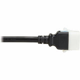 Eaton Tripp Lite Series PDU Power Cords, C19 to P-Lock C20 - Heavy-Duty, 20A, 250V, 12 AWG, 3 ft. (0.9 m), Black, 6 Pack — P036-E03-6