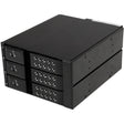 StarTech.com 3 Bay Aluminum Trayless Hot Swap Mobile Rack Backplane for 3.5in SAS II/SATA III - 6 Gbps HDD — HSB3SATSASBA