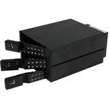 StarTech.com 3 Bay Aluminum Trayless Hot Swap Mobile Rack Backplane for 3.5in SAS II/SATA III - 6 Gbps HDD — HSB3SATSASBA