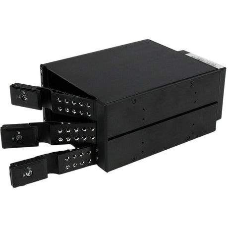 StarTech.com 3 Bay Aluminum Trayless Hot Swap Mobile Rack Backplane for 3.5in SAS II/SATA III - 6 Gbps HDD — HSB3SATSASBA