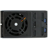 StarTech.com 3 Bay Aluminum Trayless Hot Swap Mobile Rack Backplane for 3.5in SAS II/SATA III - 6 Gbps HDD — HSB3SATSASBA