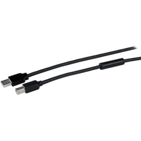 StarTech.com 15m / 50 ft Active USB 2.0 A to B Cable - M/M — USB2HAB50AC