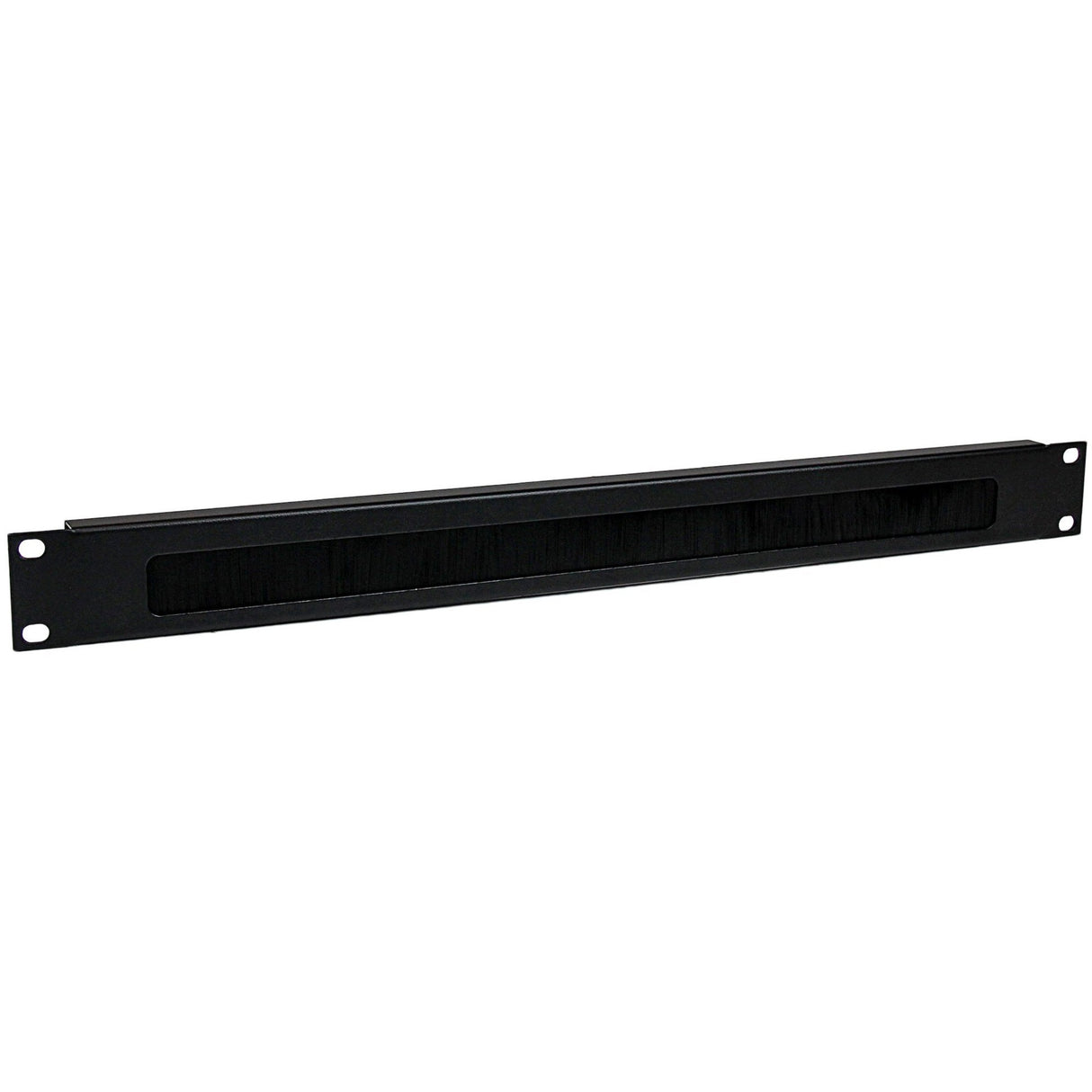 StarTech.com 1U High-density Brush Strip Cable Management Panel, Sturdy Steel Horizontal Data Centre Cable Organizer — CMBRUSH1U