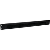 StarTech.com 1U High-density Brush Strip Cable Management Panel, Sturdy Steel Horizontal Data Centre Cable Organizer — CMBRUSH1U