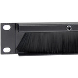 StarTech.com 1U High-density Brush Strip Cable Management Panel, Sturdy Steel Horizontal Data Centre Cable Organizer — CMBRUSH1U