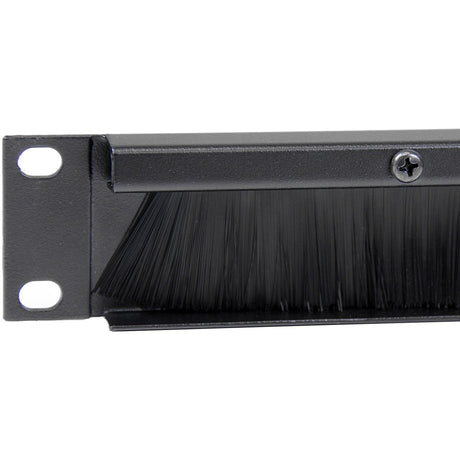 StarTech.com 1U High-density Brush Strip Cable Management Panel, Sturdy Steel Horizontal Data Centre Cable Organizer — CMBRUSH1U