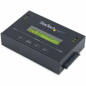 StarTech.com 1:1 Standalone Hard Drive Duplicator & Eraser, SATA HDD / SSD Disk Cloner / Copier / Wiper / Sanitizer, TAA Compliant — SATDUP11
