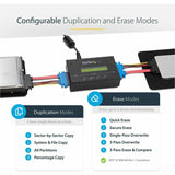 StarTech.com 1:1 Standalone Hard Drive Duplicator & Eraser, SATA HDD / SSD Disk Cloner / Copier / Wiper / Sanitizer, TAA Compliant — SATDUP11