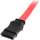 StarTech.com 20in Slimline SATA to SATA with LP4 Power Cable Adapter — SLSATAF20