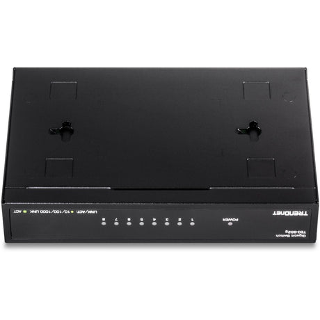 TRENDnet 8-Port Gigabit GREENnet Switch, Ethernet Network Switch, TEG-S82G, 8 x 10-100-1000 Mbps Gigabit Ethernet Ports, Ethernet Splitter, 16 Gbps, Metal, Lifetime Protection, Black — TEG-S82g