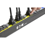 Eaton Managed rack PDU, 0U, L6-30P input, 5.76 kW max, 200-240V, 24A, 10 ft cord, Single-phase — EMA107-10