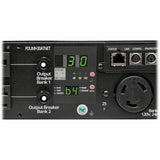 Eaton Tripp Lite Series 2.9kW Single-Phase Switched Automatic Transfer Switch PDU, 2 120V L5-30P Inputs, 24 5-15/20R & 1 L5-30R Outputs, 2U, TAA — PDUMH30ATNET