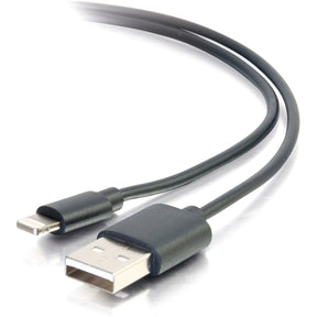 C2G 1m USB A to Lightning Cable - Charging Cable - iPhone Cable - 3ft Black — 35499